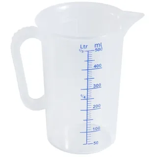 Contacto Messbecher transparent 0,5 l