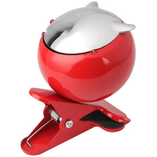 VLANIS Aschenbecher mit Klemmfunktion,Interessanter Und Praktischer Aschenbecher,Aschenbecher Sturmaschenbecher Klemmaschenbecher Mit Klammer Zum Befestigen Am Tisch, Balkongeländer Etc,2