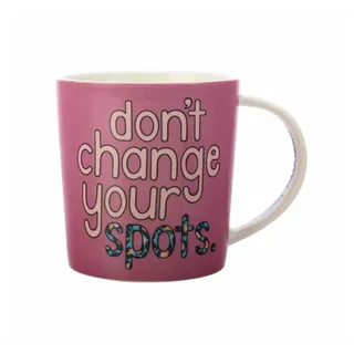 Maxwell & Williams Becher Be Kind - Dont Change Your Spots 380 ml, Porzellan bunt