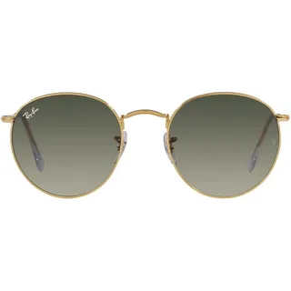 Ray-Ban Round Metal RB 3447 Gold/G - Classic Green 50/21/145 Herren-Sonnenbrille, grün - 50/21/145