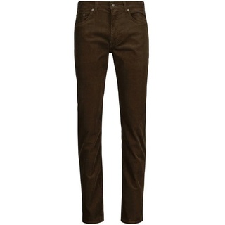 Gant Cordhose Slim Fit Cord-Jeans Hayes braun 40/34