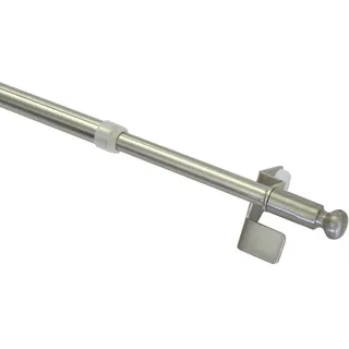 GARDINIA Klemmstange Press & Go Filigrano Kugel, edelstahl, 30 - 50 cm