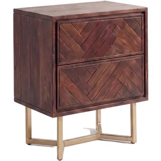 Wohnling Nachtschrank WL7.039 45 x 40 x 57 cm Braun