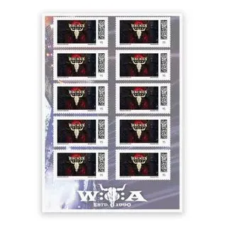 DeutschePost Briefmarken Set, 10 Stück à 95cent, Wacken, Standardbrief/Postkarte, selbstklebend