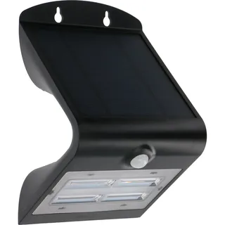 LED's Work Außenleuchte Solar schwarz 3,2 W 400 lm inkl. Bewegungsmelder