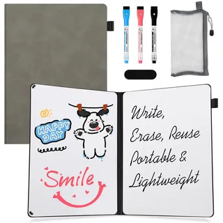 AGM A4 Mini Whiteboard Grau