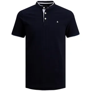 JACK & JONES Paulos Mao Kurzarm-poloshirt Dark Navy S
