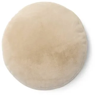 Essenza Dekokissen Mads Furry, aus superweichem Kunstfell in uni Farben beige
