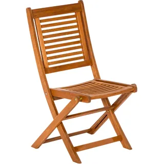 Merxx Cordoba Klappstuhl 52 x 28 x 110 cm braun 2 St.