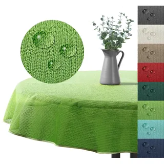 heimtexland Tischdecke Outdoor Typ883 160 cm rund Grün
