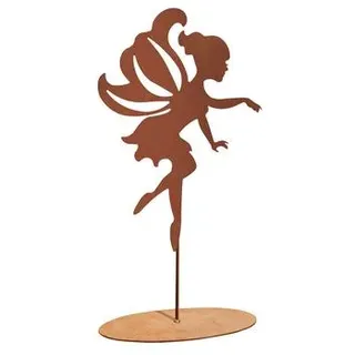 Ferrum Rost-Elfe Butterfly, ca. H46 cm, Braun