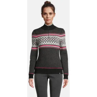 KRIMSON KLOVER Sunny Zip Neck Sweatshirt Schwarz XS