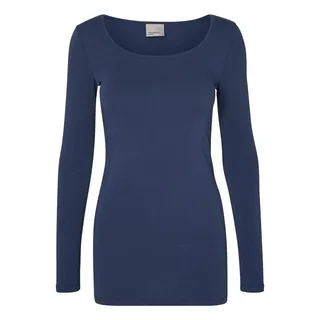 Vero Moda Vmmaxi My Soft Long U-neck Noos Blau XS