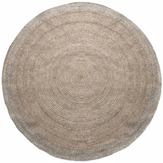 Teppich Utopia aus Wolle, rundes Design, modern skandinavisch, Natur, Ø 200 cm