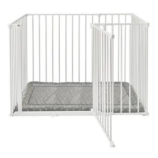 Baby Dan Laufgitter Olaf, Weiß, Metall, 102x70.5 cm, Babymöbel, Laufstall Baby