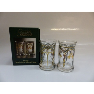 Holmegaard Schnapsglas 2er Set / Schnapsglasset  2001  Neuware, OVP