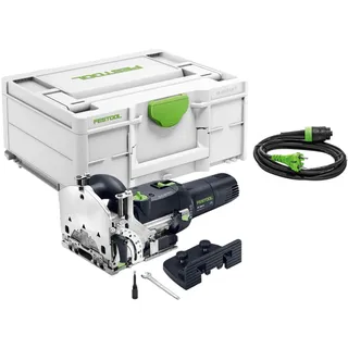 Festool DF 500 RQ-Plus Dübelfräse mit Tiefenanschlag und Absaugstutzen