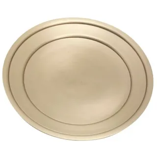 Nklaus Kerzenteller Klassisch Ø11cm Messing Gold