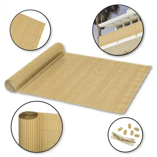 Ribelli PVC Sichtschutzmatte 80 x 300 cm bambus
