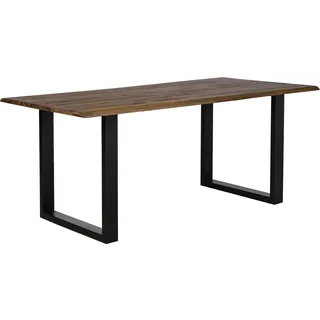 SalesFever Design Esstisch 200 x 75 x 100 cm braun