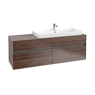 Waschbeckenunterschrank 160 x 55 cm Arizona Oak