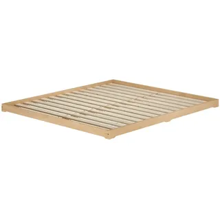 Erst-Holz Niederflurbett 180 x 200 cm Braun
