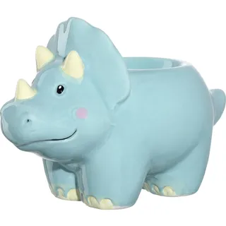 LEONARDO Eierbecher Bambini Avventura Dinosaurier Hellblau, Blau