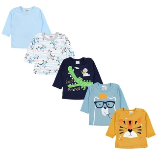 TupTam Baby Jungen Langarmshirt 5er Set - 98