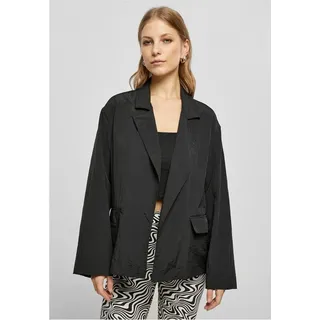 URBAN CLASSICS Oversized Crinkle Nylon Blazer Black S