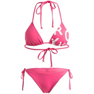 Roxy Beach Classics Tie Side - Triangle-Bikini-Set für Frauen Rosa
