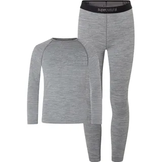 super.natural Kinder K Tundra175 Unterwäsche Set (Größe 110, grau)