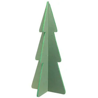 Florists Products Künstlicher Weihnachtsbaum Filz Weihnachtsbaum Grün H80cm - Standfest & Dekorativ - grün
