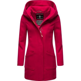 Marikoo Wintermantel Maikoo hochwertiger Mantel mit großer Kapuze rosa L (40)