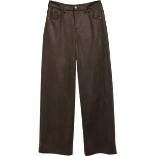 Comma, Wide Leg High Rise Braun 38