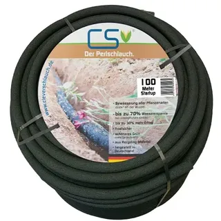 CS Perlschlauch Startup 100 m ohne Zubehör für Gartenbewässerung Tropfschlauch zur Beetbewässerung und Hochbeet Bewässerung Made in Germany
