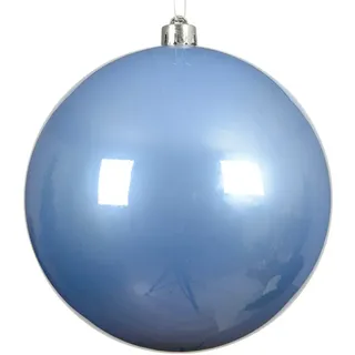 Christmas Decorations Große Weihnachtskugel 14cm 1 Stück - Himmelblau