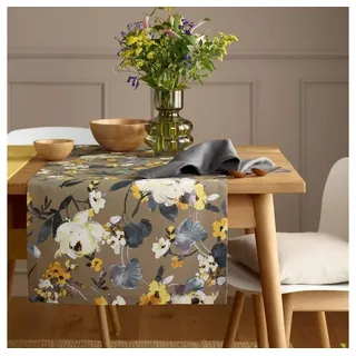 sander table + home Tischläufer Tischläufer La Rosa Taupe 50 x 140 cm