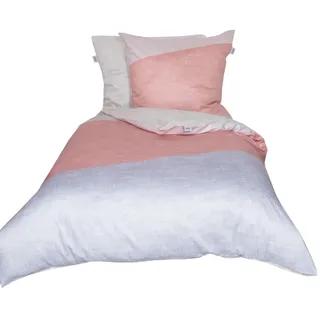 Schöner Wohnen Bettwäsche-Set, Baumwolle, Flamingo, 200 x 135 cm, 1 Einheiten