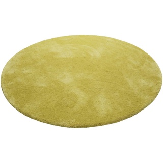 Hochflor-Teppich »Relaxx«, Esprit, rund, Höhe: 25 mm gelb Ø 120 cm x 25 mm
