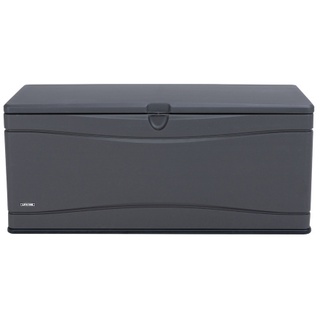 Lifetime Kunststoff Kissenbox XXL 495 L carbongrau 151x72 cm Gartenbox Aufbewahrungsbox Gerätebox