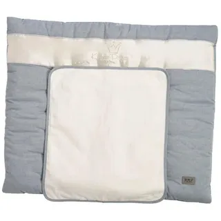Bebe's Collection Wickelauflage Prinz \u0026 Prinzessin 2023, Blau, Textil, Füllung: Polyester, 85x70 cm, Oeko-Tex® Standard 100, Bezug waschbar, Pflegen, Wickeln, Wickelauflage