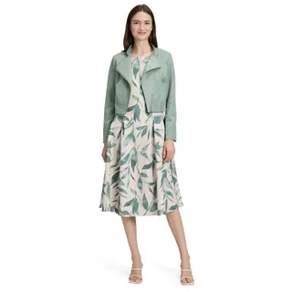 Betty & Co Cocktailkleid Beige/Grün 36