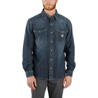 CARHARTT Montana Relaxed-Fit Hemd Blau XXL