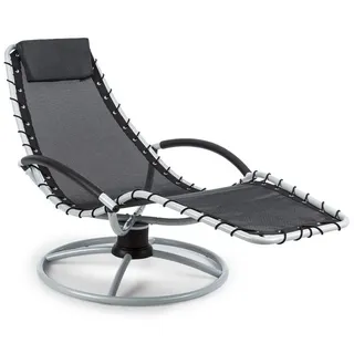 Blumfeldt The Chiller Schwingliege 77 x 85 x 173 cm Schwarz