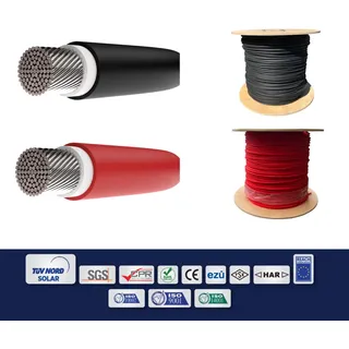 NAK Solarkabel 6mm2 PV Kabel H1Z2Z2-K