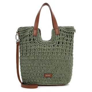 SURI FREY Marley Shopper Papierstroh Khaki