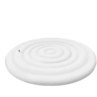 Thermoabdeckung whirlpools Rund, 145m Aufblasbare whirlpools Abdeckung, Aufblasbar Poolabdeckung, Regenfest Und ReißFest Whirlpoolzubehör Für Pools Outdoor