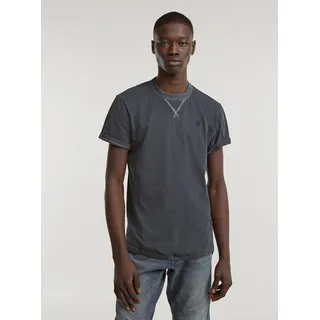 G-Star Nifous R T Kurzarm-T-Shirt Dark Black Garment Dyed S
