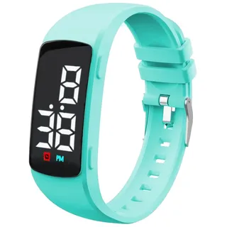 e-vibra 8 Wecker Stille Vibration Wecker Uhr wasserdichte medizinische Warnung Uhr - mit Timer und 8 täglichen Wecker (Grün)