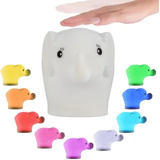 Pauleen Paulmann Nachtlicht Akku Elephant 165x90mm RGBW+ Weiß Silikon 48234